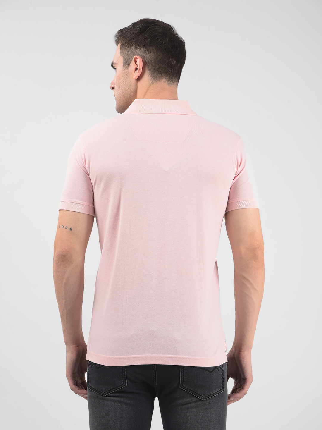 Numero Uno Men SOLID Pink T-Shirt